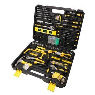 Набір інструментів комбінований слюсарний 1/4''-3/8'' 168 предметів WMC Tools 30168 48125 фото