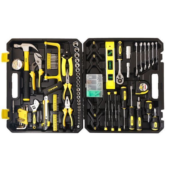 Набір інструментів комбінований слюсарний 1/4''-3/8'' 168 предметів WMC Tools 30168 48125 фото