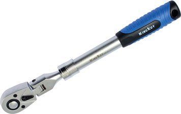 Тріскачка реверсивна KING ROY телескопічна зі шарніром 1/4" DR 72T (KR-2080-1/4") 9932 фото