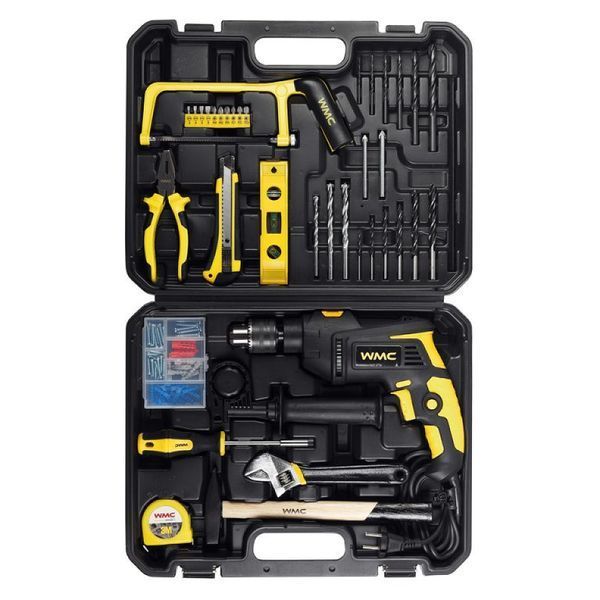 Набір інструментів комбінований слюсарний 96 предметів WMC Tools 1096 50436 фото