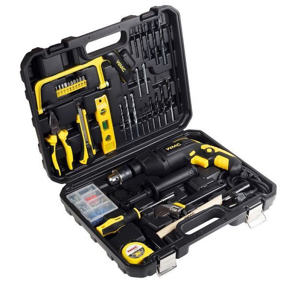 Набір інструментів комбінований слюсарний 96 предметів WMC Tools 1096 50436 фото
