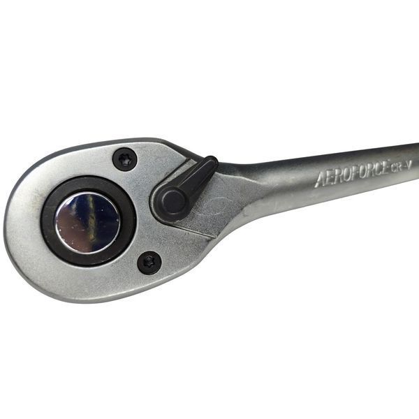 Тріскачка 1/2" 240 мм металева ручка з накаткою (72 зуб.) Aeroforce J0603 J0603 фото