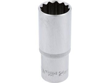 Головка торцева 12-гранна довга YATO 1/2" 24 х 77 мм YT-12946 YT-12946 фото
