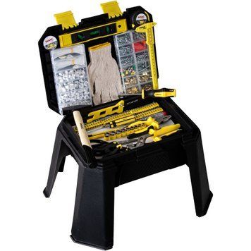 Набір слюсарного інструменту 1/4'' 1200 предметів стілець WMC Tools 201200 48155 фото