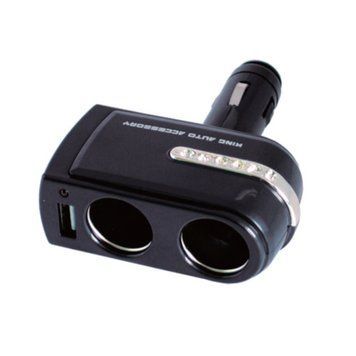Розгалужувач прикурювача King Company KST-0142/ 2-1+USB 12V 5746 фото