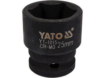 Головка торцева ударна 6-гранна YATO до квадрату 1/2" М=25 мм L= 43 мм YT-1015 YT-1015 фото