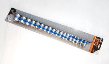 Набір головок торцевих 12-гранних 1/2" 10-32 мм 18 предметів KING ROY (30190-018-12) 9920 фото