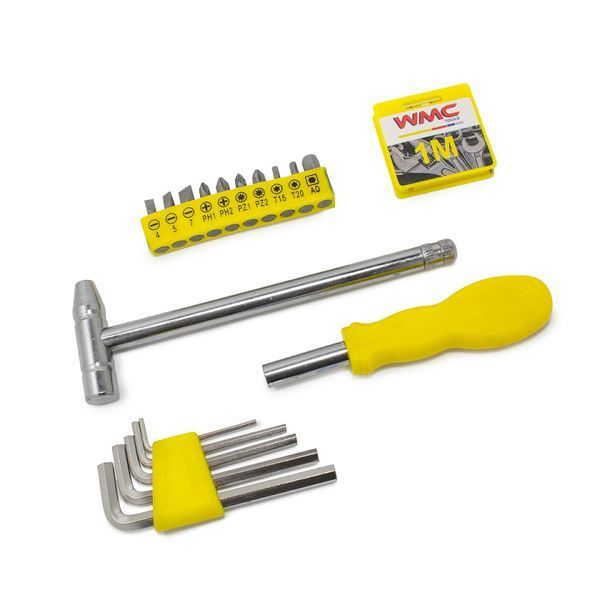 Набір слюсарного інструменту 21 предметів WMC Tools 1021 50601 фото