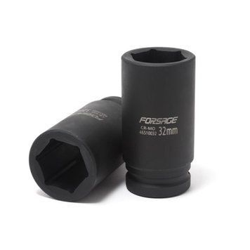Головка ударна глибока 3/4" 6 граней 34 мм Forsage F-46510034 6958 фото