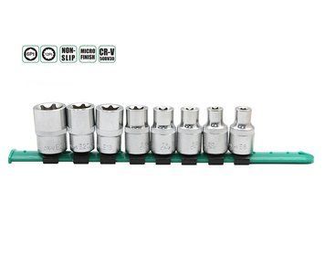 Набір головок 1/2" TORX E8-E24 на планці 8 предметів Aeroforce AE-M0108-2 AE-M0108-2 фото