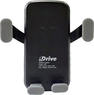 Автотримач для телефону InDrive IDH-101 Black-Gray 9263 фото