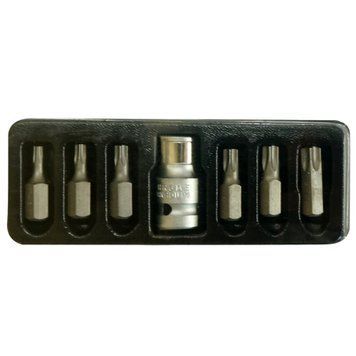 Набір біт 3/8" Torx T25-55 (30 мм) 7 предметів KingRoy 31561 7187 фото