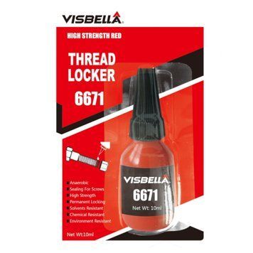Фіксатор різьби Visbella 10 мл (red) TН7100103P 259 фото