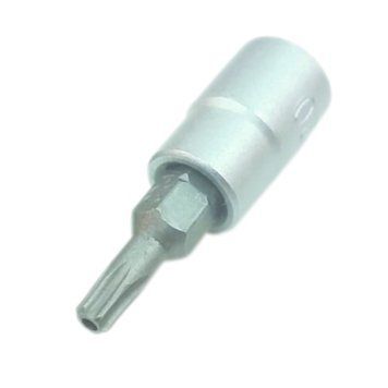 Головка з насадкою Torx з отвором KING ROY 5-гранна 1/4" TS25 L=37 мм (31954-T25) 9565 фото