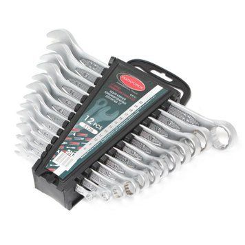 Набір ключів ріжково-накидних 12 предметів 15&deg;(6-22мм) Rockforce RF-5126 11029 фото