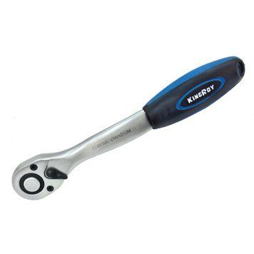 Тріскачка реверсна KING ROY подовжена 1/2" з нерухомою головкою 72 зуба (31306) 9996 фото