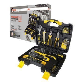 Набір інструментів 1/4'' 60 предметів слюсарний FORCEKRAFT 2601 47700 фото