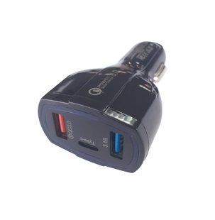 Прикурювач зарядний пристрій 3 в 1 inDrive IDC-052 9272 фото
