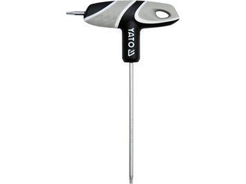 Ключ Т-подібний Torx з отвором T15 YATO двосторонній L= 100 мм YT-05604 YT-05604 фото