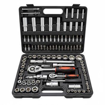 Набір інструментів 108 предметів 1/2" 1/4" TOOLWIZ KT-108-25N 11098 фото
