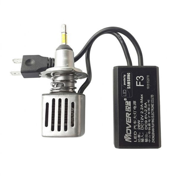 Автолампа LED King Company KF3-H7 26W 12-18V 2.2A 2600Lm 6500K 4506 фото