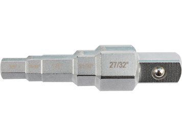 Ключ ступеневий YATO квадрат 1/2" для голов. 3/8", 29/68", 1/2", 21/32", 27/32", YT-03316 YT-03316 фото