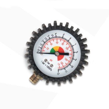 Манометр для пневмопістолета 0-12bar, 0-170psi KING STD KS-0686 6280 фото