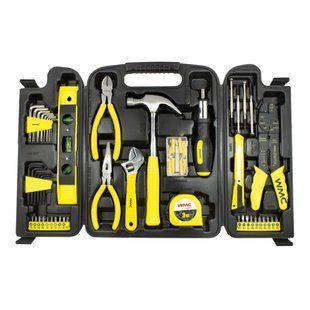 Набір інструментів комбінований слюсарний 1/4'' 130 предметів WMC Tools 10130 50784 фото