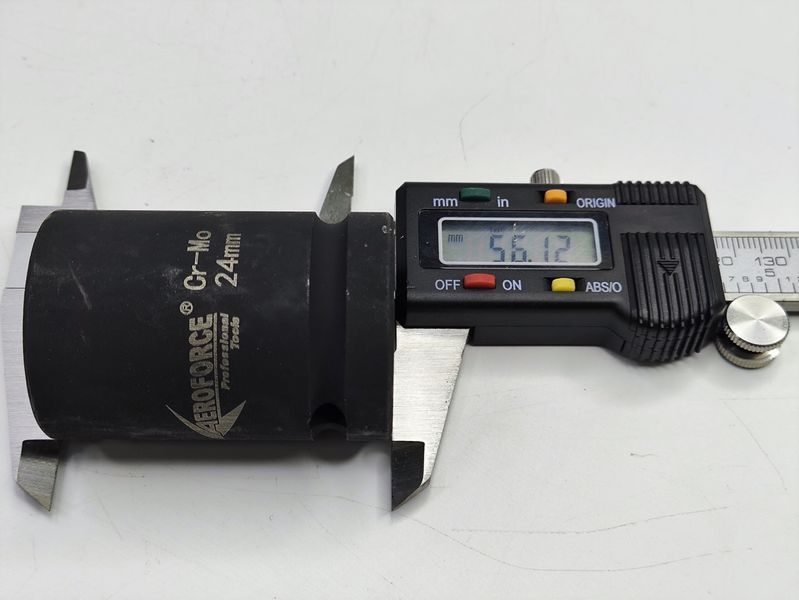 Головка ударна 6-гранна 24 мм 3/4" Aeroforce D2824 D2824 фото